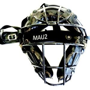 Markwort Umpire Catchers Mask MAU2 Metal Vintage Baseball Softball Black Padded